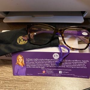 HSN joy readers and the color brown and purple